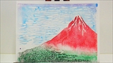【ふれあい土曜事業】多色刷りで富士山の版画をつくろう